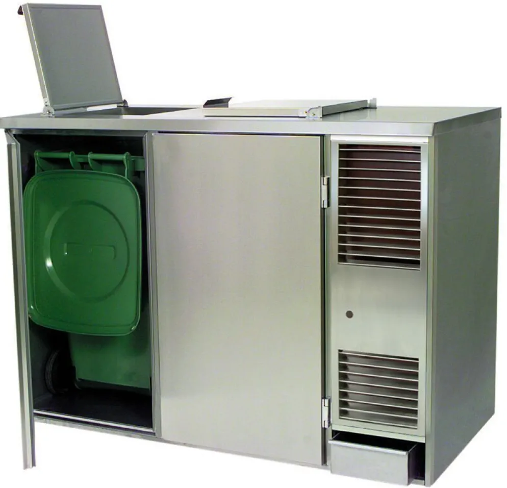 IDEAL Abfallkühler AFK 120-2, 2-türig