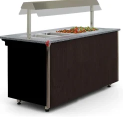 IGLOO Bainmarie Buffetwagen ML17 Gastroline Open 1.5, Länge 1500mm