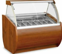 IGLOO Eistheke Eisvitrine Aruba 2/1.25 für 10 Behälter, Breite 1385 mm