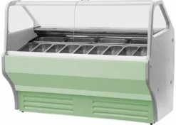 IGLOO Eisvitrine Eistheke Wojtek 1.0W für 8 Behälter, Breite 1050mm
