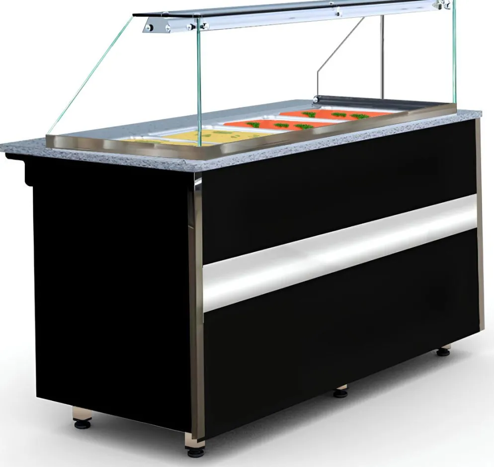 IGLOO GASTROLINE 1.5 Bain-Marie Heiße Theke, für 4x GN 1/1, Breite 1500mm