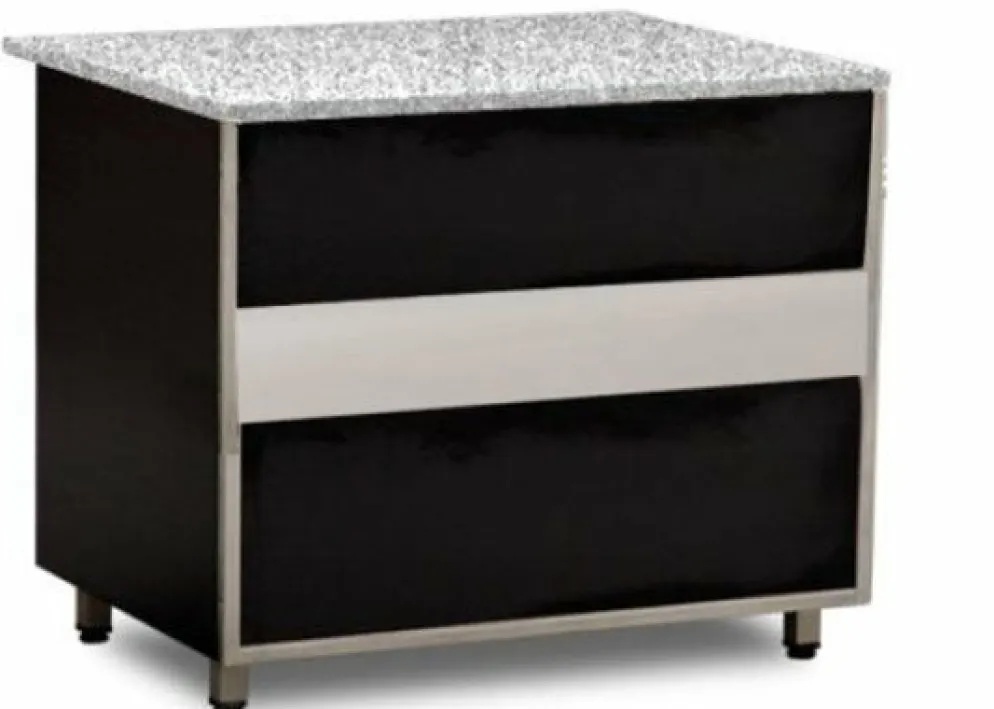 IGLOO Gastroline Kassentisch schwarz, 800x800x850 mm