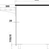 IGLOO Gastroline Kassentisch schwarz, 1000x800x850 mm