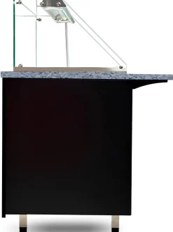 IGLOO Gastroline 1.0 Kühltheke Kühlvitrine, Länge 1000 mm Schwarz