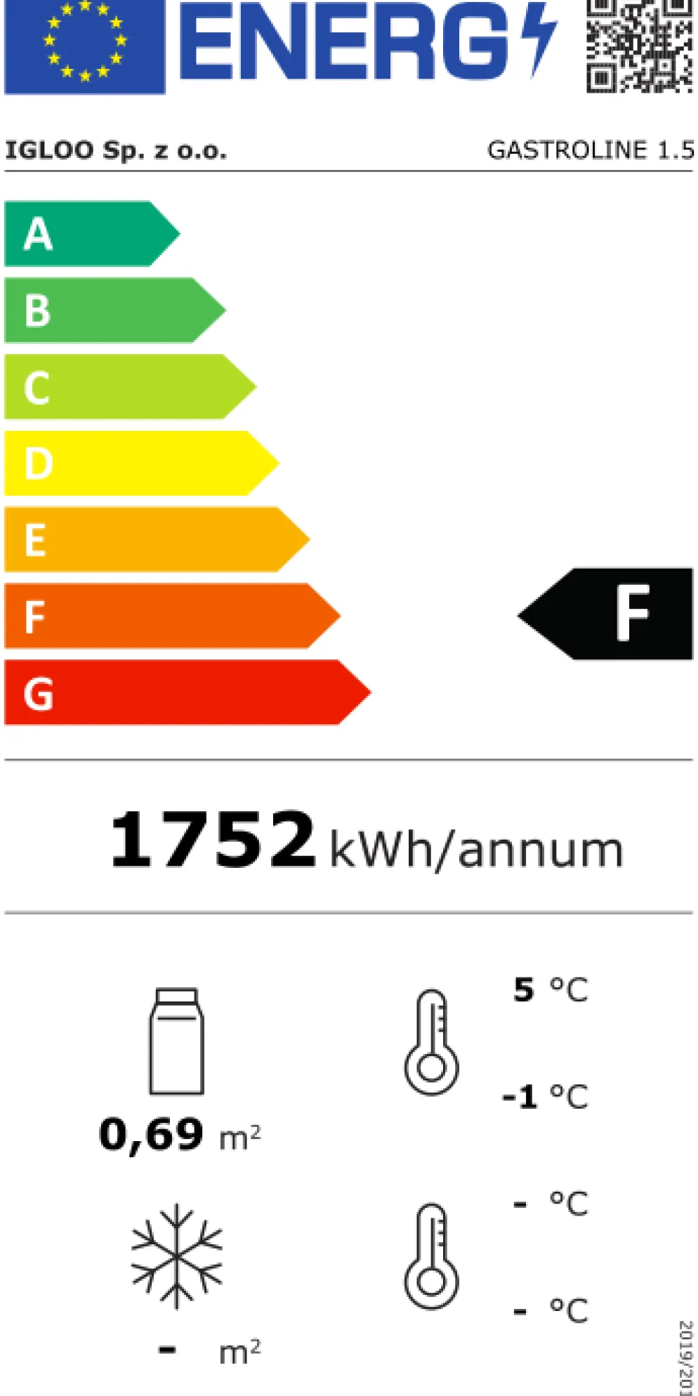 IGLOO Gastroline 1.5 Premium ML08 Kühltheke, Länge 1500mm