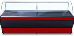 IGLOO Kühltheke Basia Neo 1.88S schwarz/rot, B 1960mm, Stille Kühlung