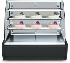 IGLOO Kuchentheke Konditoreitheke KAMELEO 0.9 Dark, Umluft, Breite 1005mm