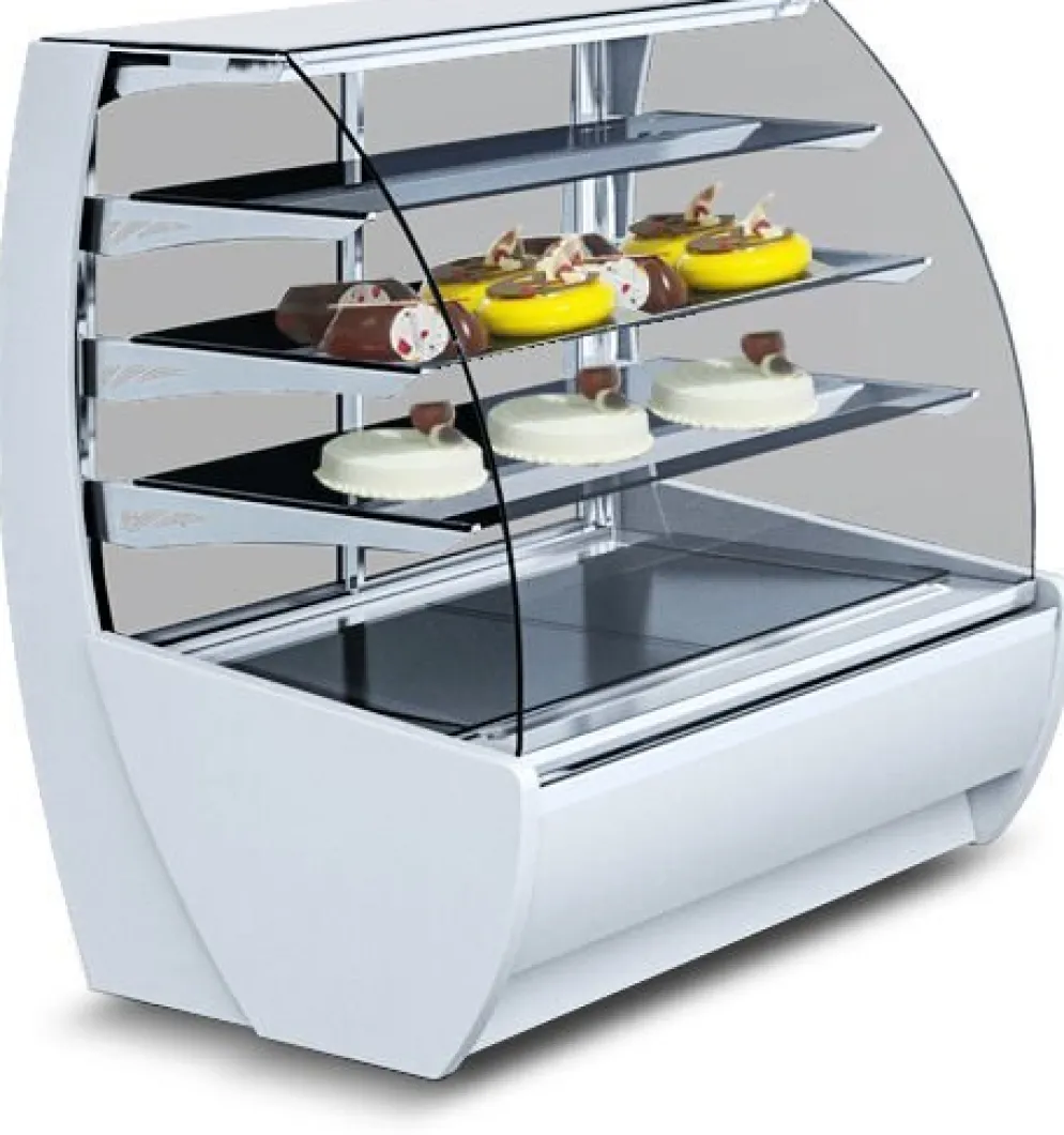 IGLOO Kuchentheke Konditoreitheke KAMELEO 0.9 weiß, Umluft, Breite 1005mm