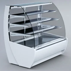 IGLOO Kuchentheke Konditoreitheke KAMELEO 0.6 weiß, Umluft, Breite 705mm
