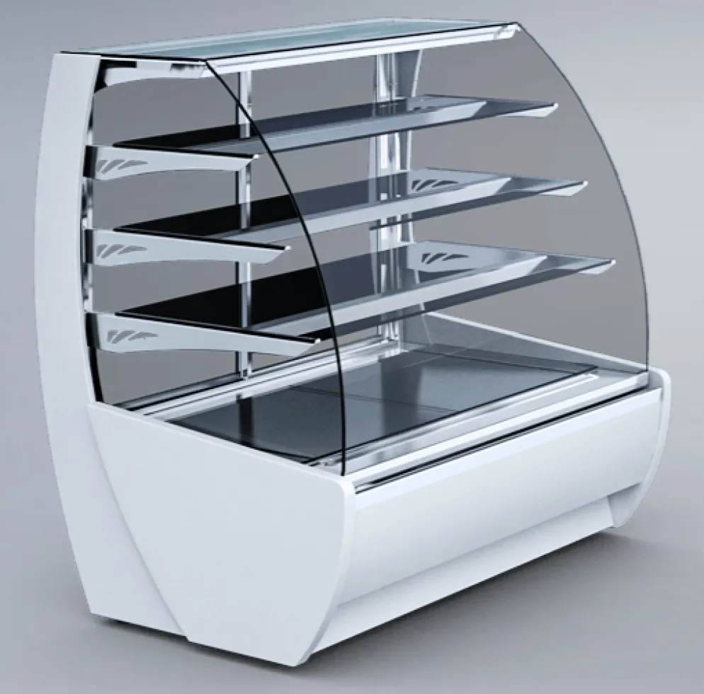 IGLOO Kuchentheke Konditoreitheke KAMELEO 0.6 weiß, Umluft, Breite 705mm