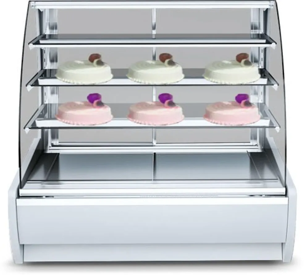 IGLOO Kuchentheke Konditoreitheke KAMELEO 0.6 weiß, Umluft, Breite 705mm