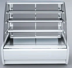 IGLOO Kuchentheke Konditoreitheke KAMELEO 1.3 weiß, Umluft, Breite 1405mm