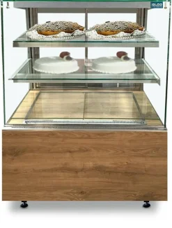 IGLOO Kuchentheke Kuchenvitrine GASTROLINE CUBE 0.9W ML08, Breite 910mm