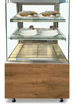 IGLOO Kuchentheke Kuchenvitrine GASTROLINE CUBE 0.6W ML08, Breite 610mm
