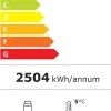 IGLOO Wandkühlregal Variant 167 Black Line mit Glasschiebetüren 1,14 kW, 1670 mm