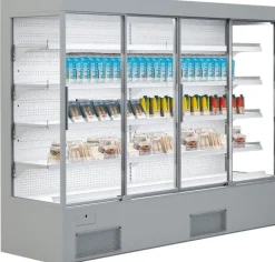IGLOO Wandkühlregal Variant 257 mit Glasschiebetüren 1,50 kW, 2570 mm
