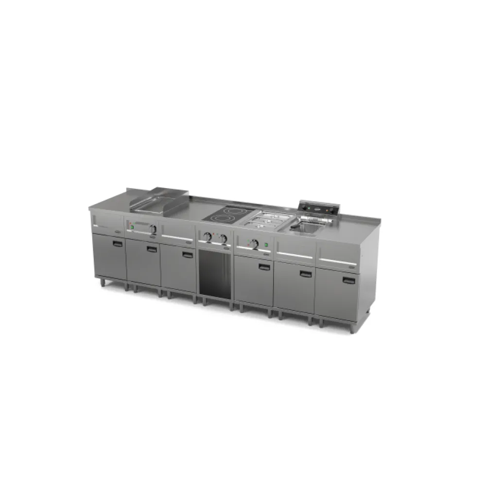 Induktionsherd 2 Zonen Entry 700 Serie, 400x700x941mm