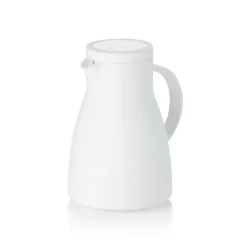 Isolierkanne, 0,7 Liter, Ø 12,5 cm, Höhe 19,5 cm, weiß, Polypropylen