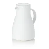 Isolierkanne, 1 Liter, Ø 14,5 cm, Höhe 22 cm, weiß, Polypropylen