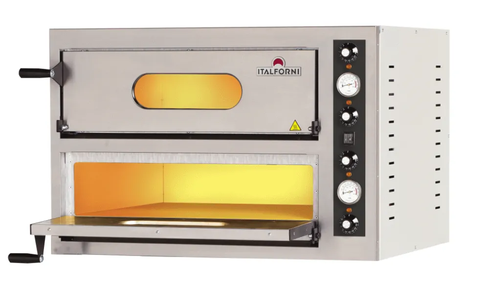 ITALFORNI Pizzaofen Compact für 4+4 ø32cm 9 kW