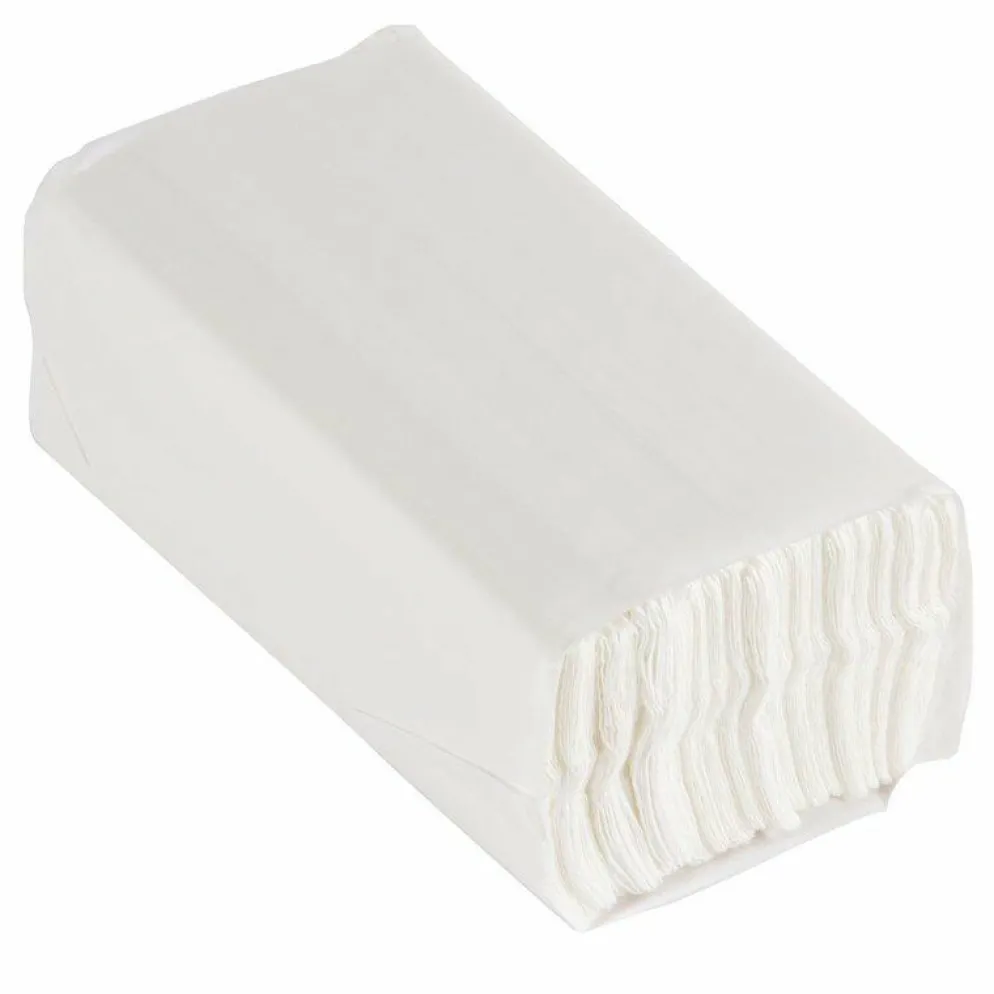 Jantex C-gefaltete Handtücher weiß 2-lagig 15er Pack