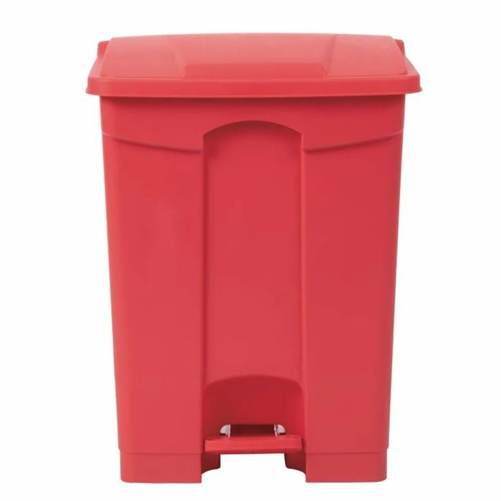 Jantex Küchenpedaleimer rot 65L