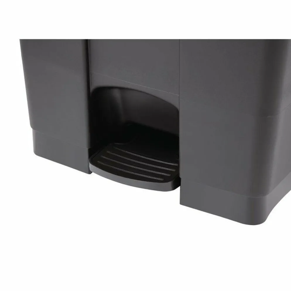 Jantex Küchenpedaleimer schwarz 65L