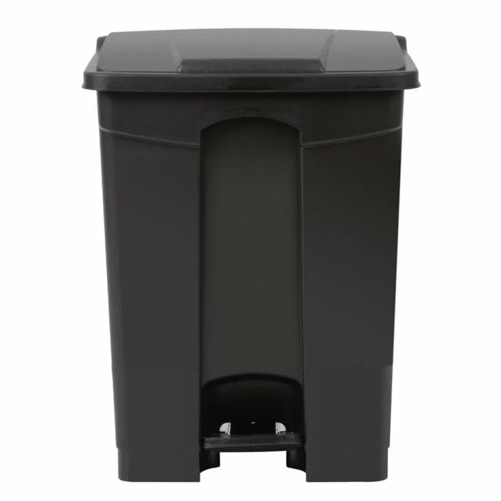 Jantex Küchenpedaleimer schwarz 65L