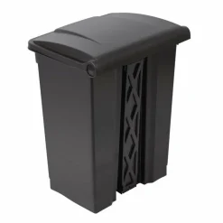 Jantex Küchenpedaleimer schwarz 65L
