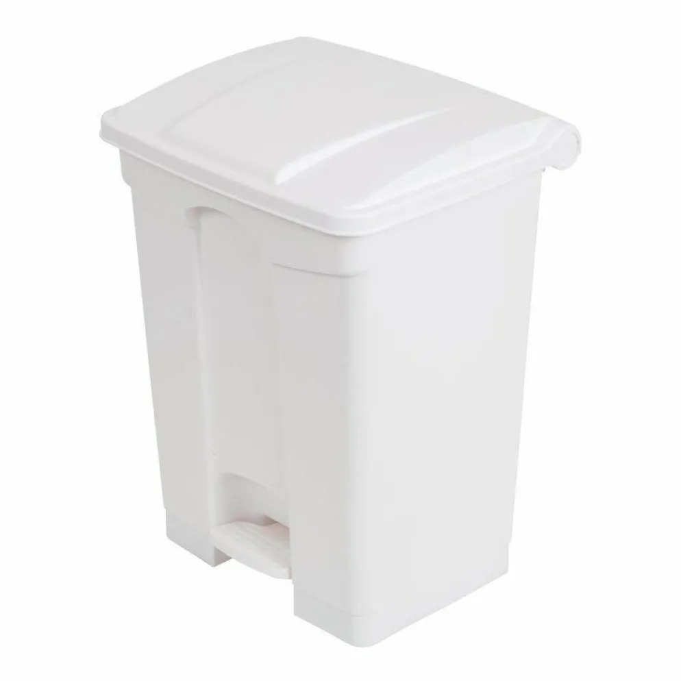 Jantex Küchenpedaleimer weiß 65L