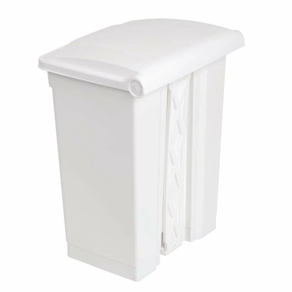 Jantex Küchenpedaleimer weiß 65L