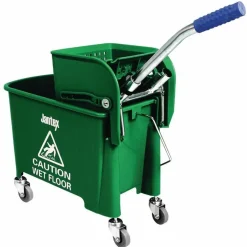 Jantex Moppeimer mit Mopppresse grün 20L