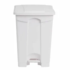 JANTEX Pedal Abfalleimer weiss, 45 L