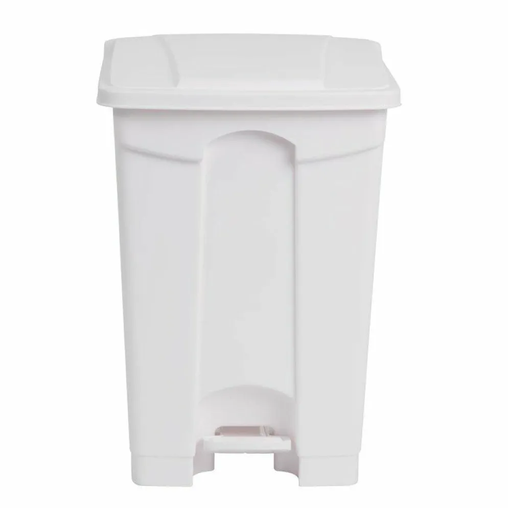 JANTEX Pedal Abfalleimer weiss, 45 L