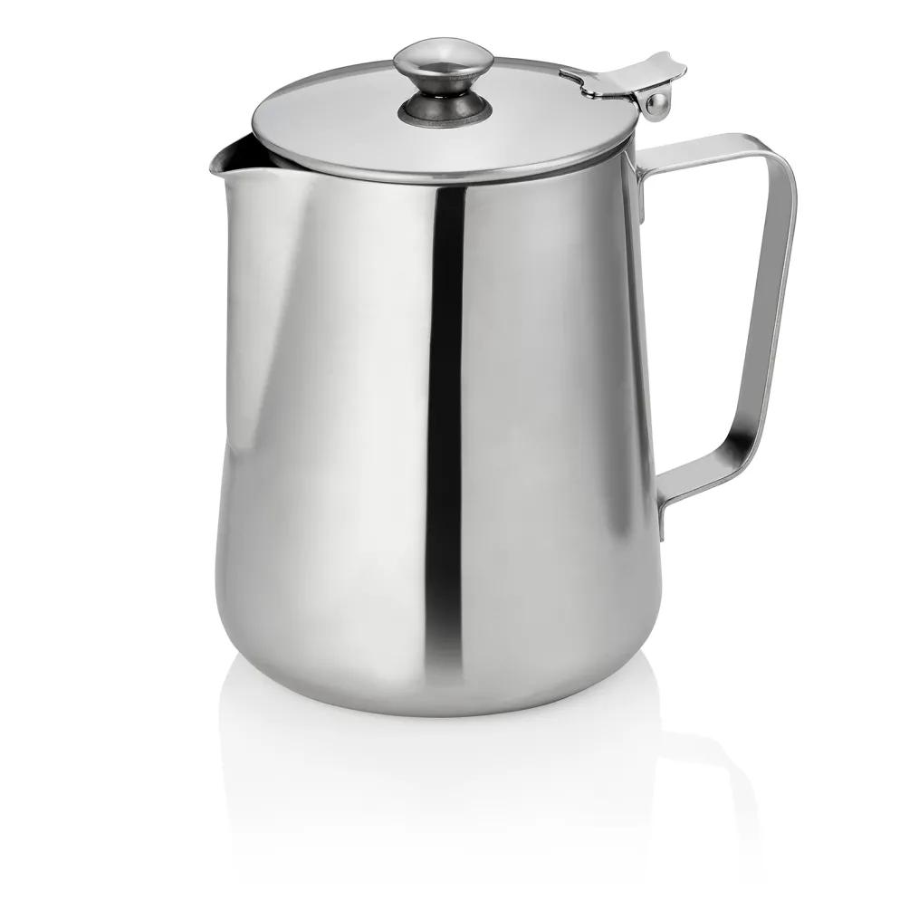 Kaffeekanne, 1 Liter, Ø 9 cm, Höhe 14,5 cm, Chromnickelstahl