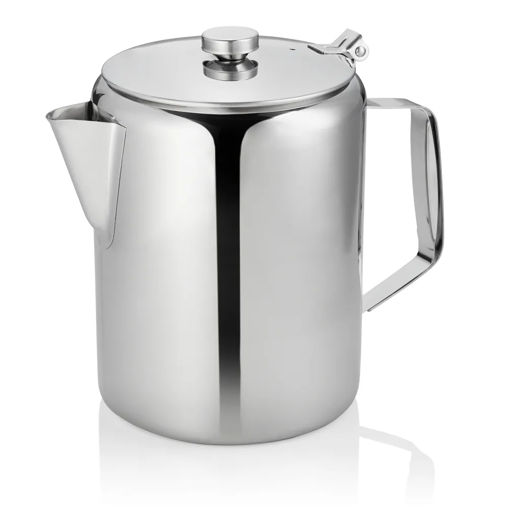 Kaffeekanne, 3 Liter, Ø 14 cm, Höhe 21 cm, Chromnickelstahl