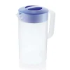 Kanne mit blauem Deckel, 2,5 Liter, Skalierung 250 ml, Polypropylen