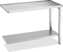 KBS Ablauftisch Breite 120cm mit Grundboden ohne Aufkantung