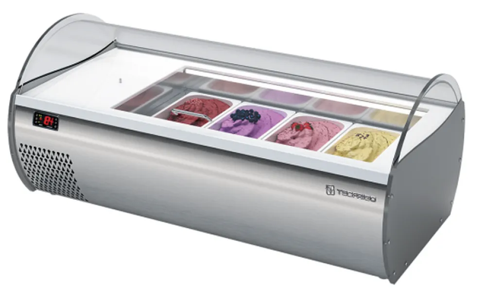 KBS Aufsatz-Eissvitrine ASV Eis 3, Breite 900 mm