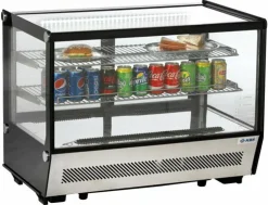 KBS Aufsatzkühlvitrine mit 2 Etagen, 230V, 880x566x680mm