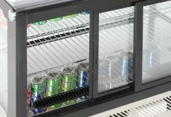 KBS Aufsatzkühlvitrine mit 2 Etagen, 230V, 880x566x680mm