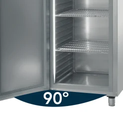 KBS Edelstahlkühlschrank KU 753, 610L