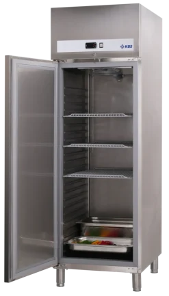 KBS Edelstahl-Tiefkühlschrank Ready TKU 707 Türanschlag links, 660L