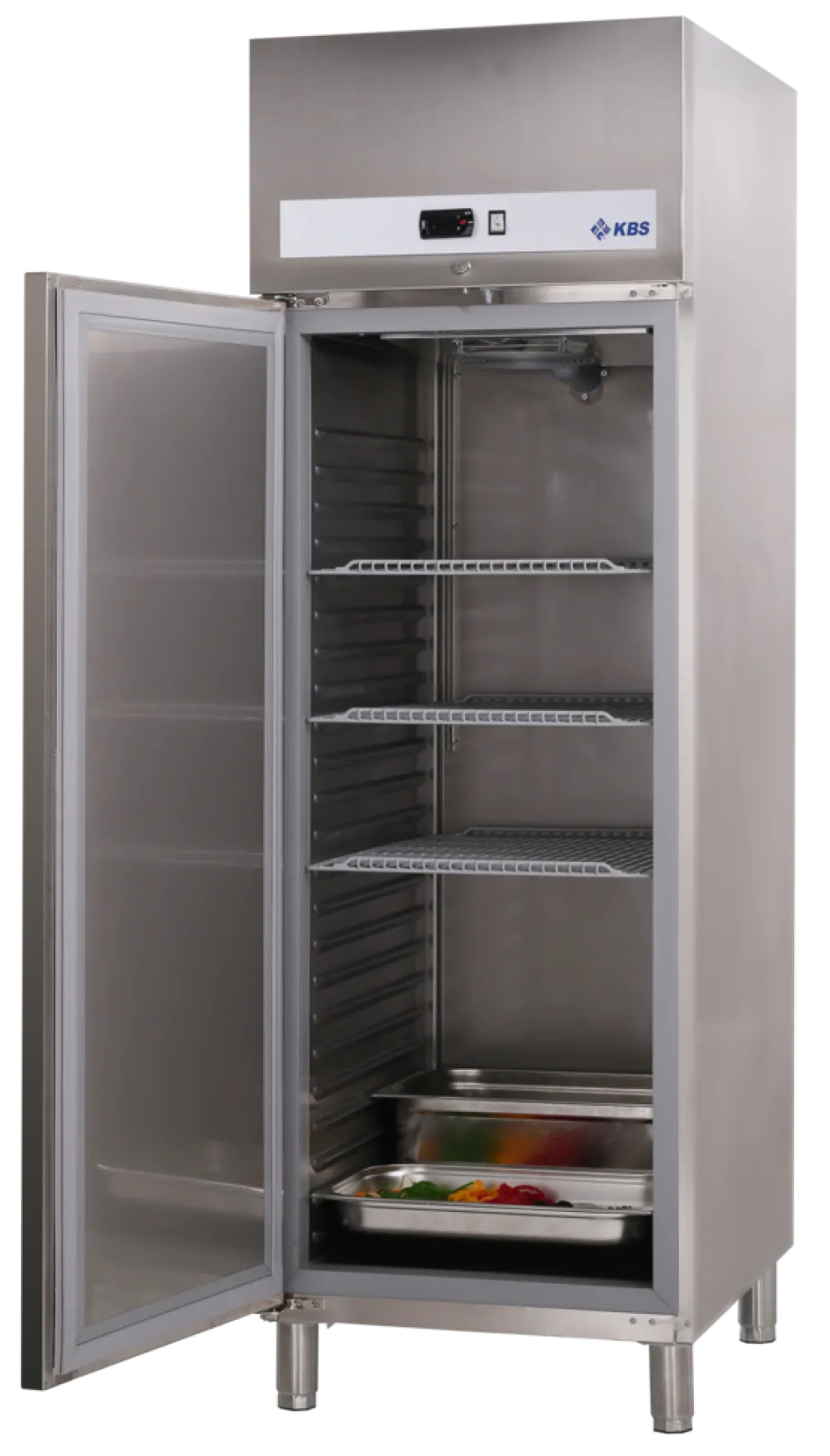 KBS Edelstahl-Tiefkühlschrank Ready TKU 707 Türanschlag links, 660L