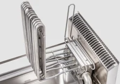KBS Elektro-Fritteuse 1 Becken 10 L, Standgerät 9kW, Klappheizung