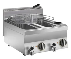 KBS Elektro Fritteuse 2x 10L, 18kW, 600x650x295mm