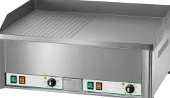 KBS Elektro-Grillplatte 6kW 2 Heizzonen 1/2 glatt + 1/2 gerillt
