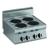 KBS Elektro-Kochfläche mit 4 runden Platten, 700x650x295mm, 10,4kW