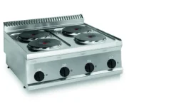 KBS Elektro-Kochfläche Ready-Line, 10,4kW 4 Platten, 700x700x280mm
