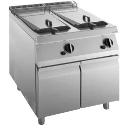 KBS Gas-Fritteuse 2 Becken je 15 L Standgerät 28kW